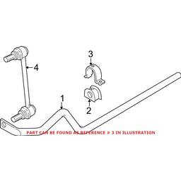 Volvo Sway Bar Bushing - Front Lower 30620989